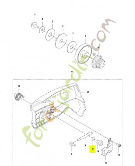 Anneau en 0 6.75 x 1.78 Husqvarna ref. 740480702