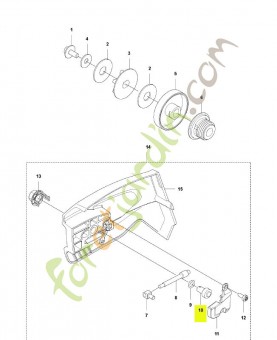 Roue à vis sans fin Husqvarna ref. 599724101