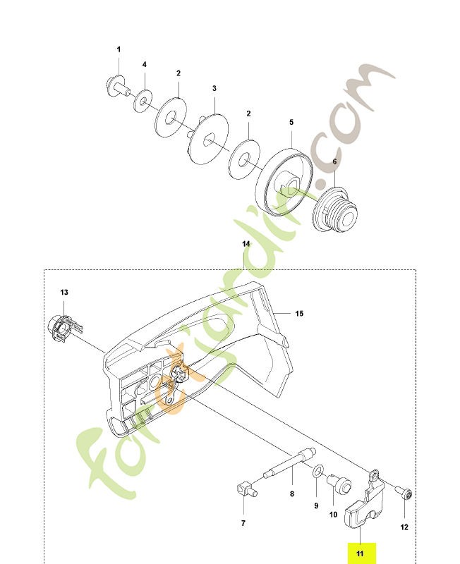 Couvercle Husqvarna ref. 505214501