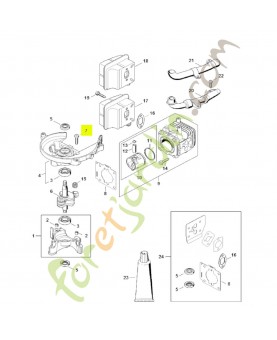Vis cylindrique IS-D5x24 Stihl réf. 9075-478-4159