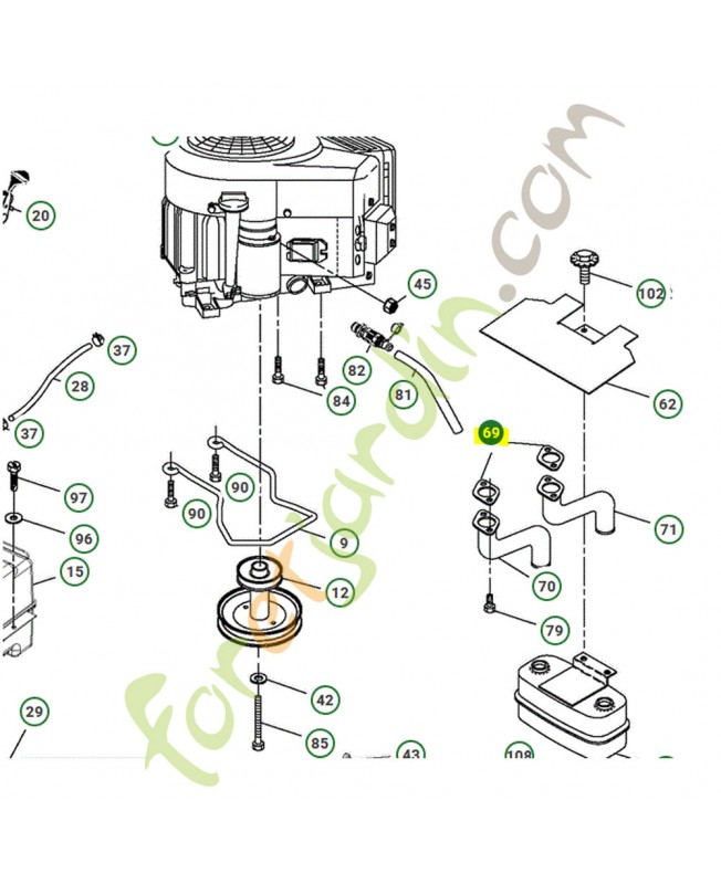 Joint Husqvarna ref. 532165391