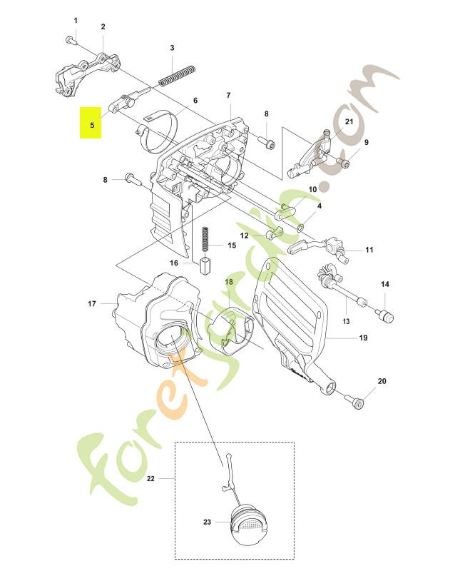 Joint articulé Husqvarna ref. 599231901