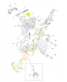 Bande de frein Husqvarna ref. 585590301