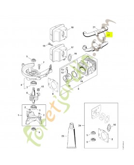 Vis cylindrique IS-D4x18 Stihl réf. 9075-478-3018