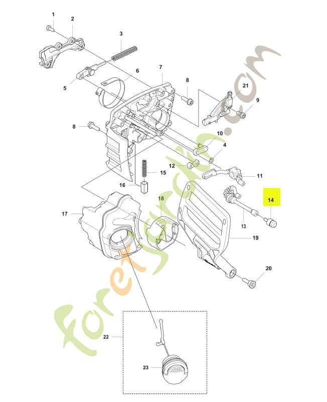 Filtre Husqvarna ref . 503967501