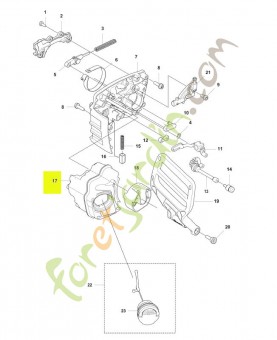 Ensemble de réservoir d'huile Husqvarna réf. 531344901