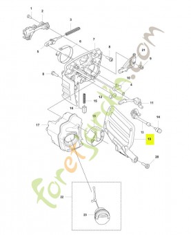 Protection de la main Husqvarna réf. 594919601