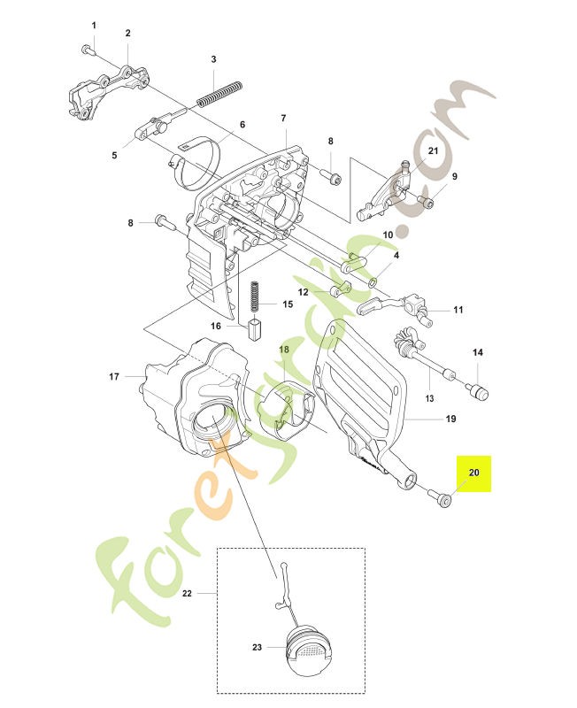Vis Husqvarna réf. 580284201