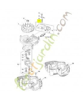 Rondelle 4,3 Stihl réf. 9291-021-0100