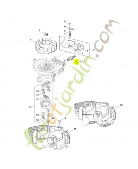 Bougie NGK CMR6H Stihl réf. 0000-400-7011