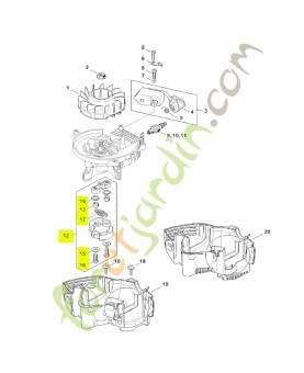 Embrayage Stihl réf. 4237-160-2001