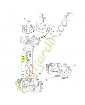 Anneau Stihl réf. 0000-961-0608