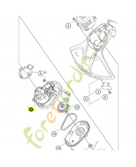 Moteur Husqvarna ref. 501693901