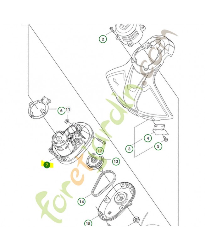 Moteur Husqvarna ref. 501693901