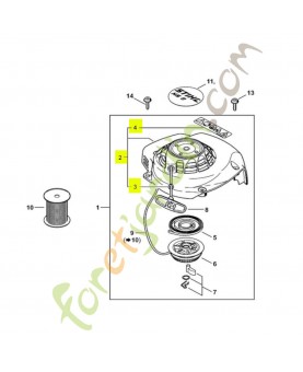 Carter de ventilateur Stihl réf. 4237-080-1811
