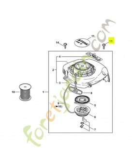 Vis is-dg 5x20 Stihl réf. 0000-951-1100