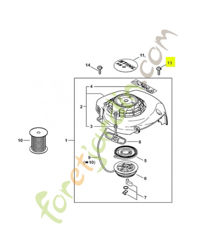 Vis is-dg 5x20 Stihl réf. 0000-951-1100