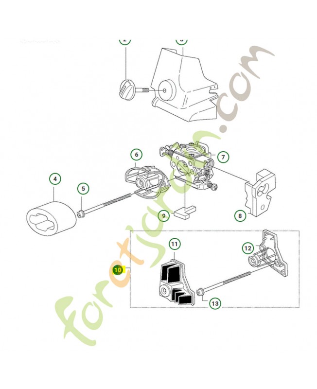 Filtre a air Husqvarna ref. 537021501