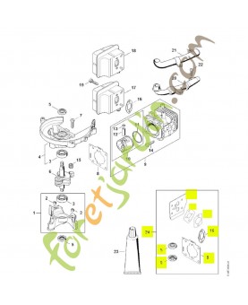 Jeu de joints moteur Stihl réf. 4237-007-1600
