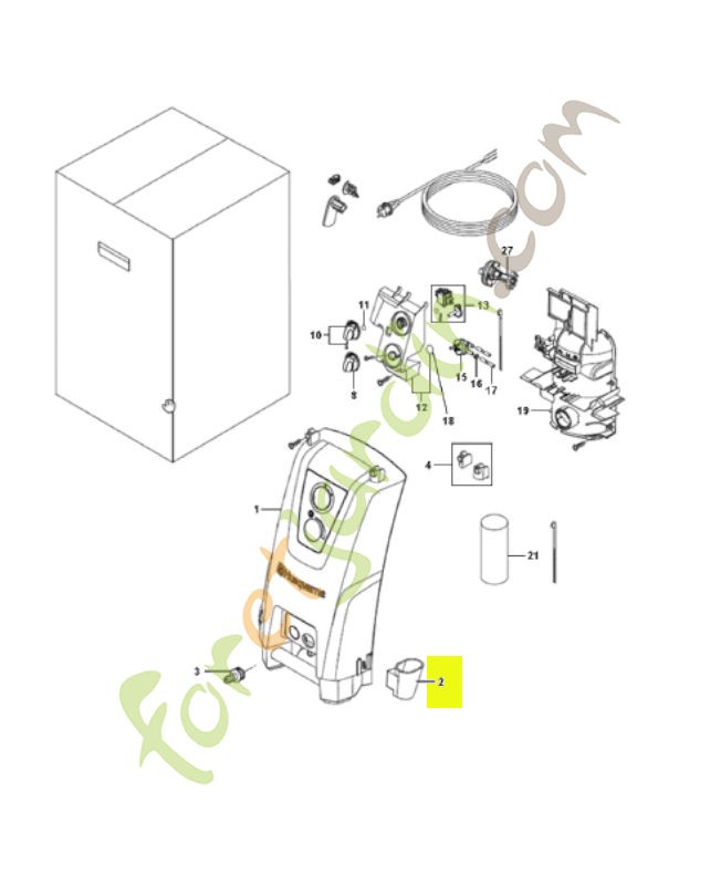 Support Husqvarna réf. 531241201