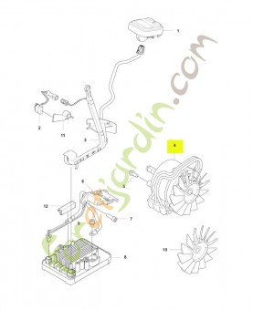 Moteur Husqvarna réf. 598402501