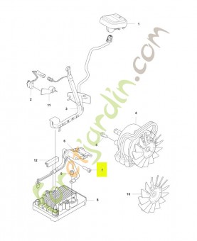 Vis Husqvarna réf : 580292901