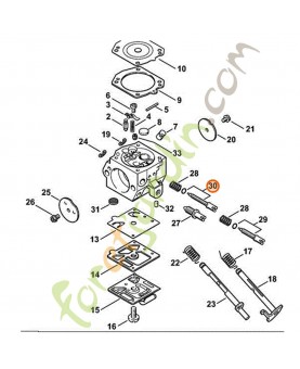 Vis reglage Stihl ref. 1128-122-6803
