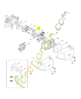 Pièce de serrage Stihl réf. 4237-182-7601- Pièce de rechange Stihl