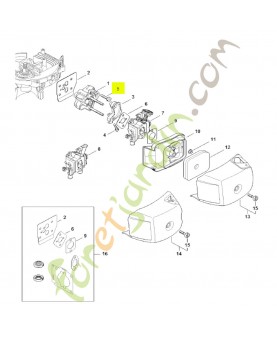 Vis cylindrique IS-D5x24 Stihl réf. 9075-478-4159