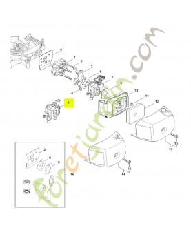Carburateur c1q-s 29 Stihl réf. 4237-120-0615