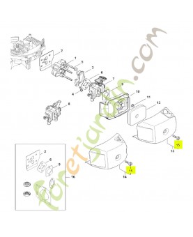 Vis cylindrique IS-M5x21 Stihl réf. 9022-319-1027
