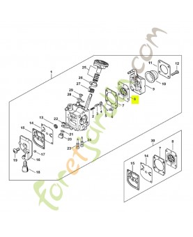 Membrane de réglage Stihl réf. 4134-121-4702