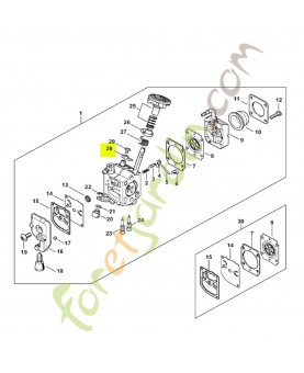 Levier de papillon Stihl réf. Z010-012-Z004