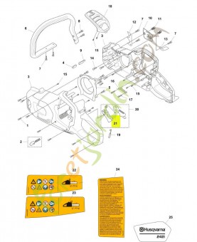 Ressort Husqvarna réf. 535671101