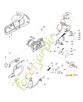 Tambour d'embrayage Husqvarna ref. 538243909