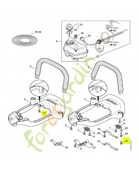 Vis cylindrique is-p6x18 Stihl réf. 9074-478-4420