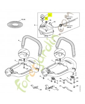 Bouchon de réservoir Stihl réf. 0000-350-0532