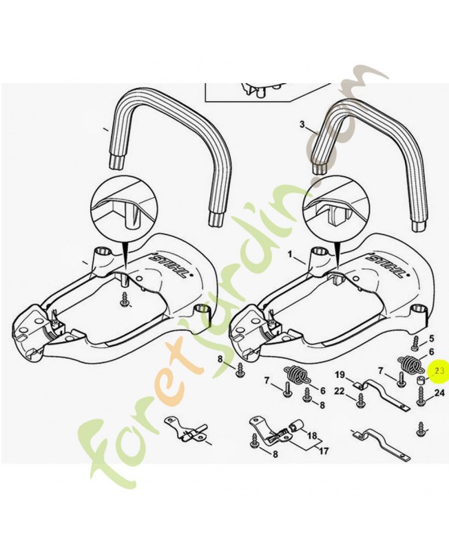 Douille Stihl réf. 4237-791-7201