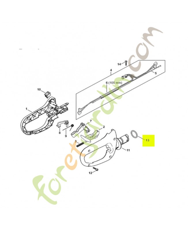 Joint torique 28,17x3,53 Stihl réf. 9645-945-7790