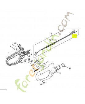 Cable commande des gaz Stihl réf. 4237-182-3203