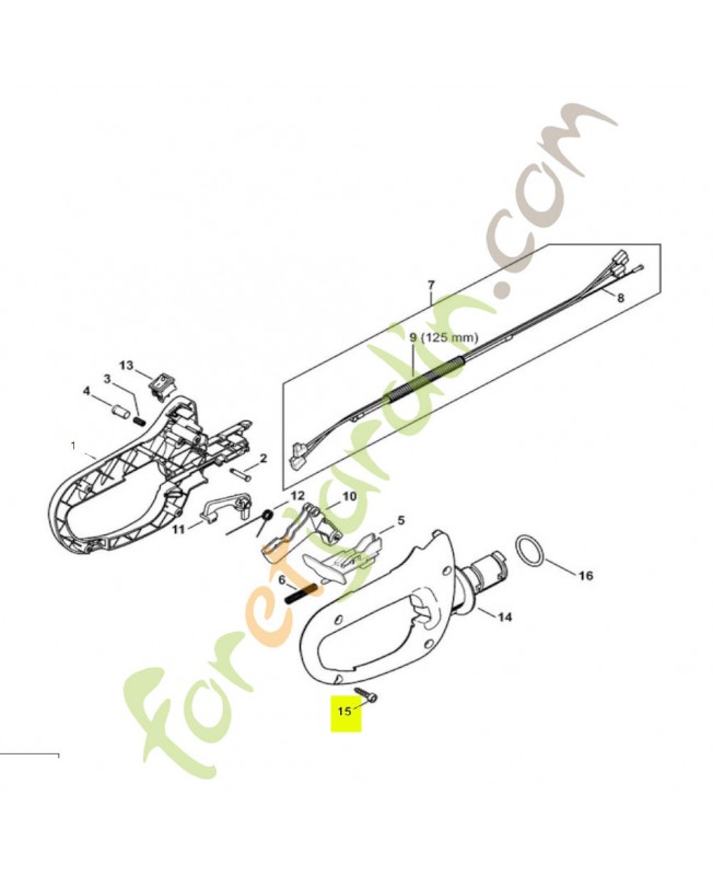 Vis cylindrique IS-P5x18 Stihl réf. 9074-477-4132