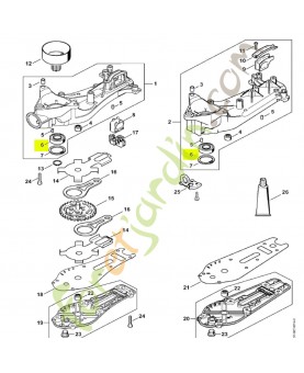 Roulement rainuré à billes 6002-2RS Stihl réf. 9503-003-5290