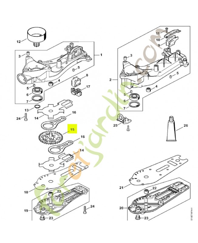Pignon Stihl réf. 4237-640-7501
