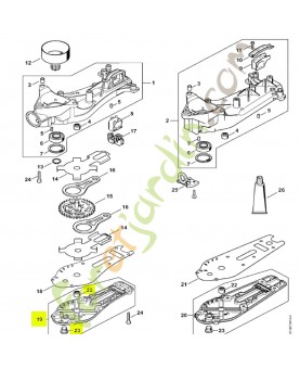 Couvercle de réducteur Stihl réf. 4237-640-5806
