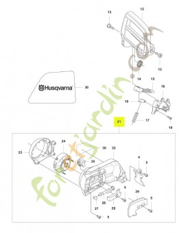 Carter d'embrayage complet Husqvarna réf. 578914201