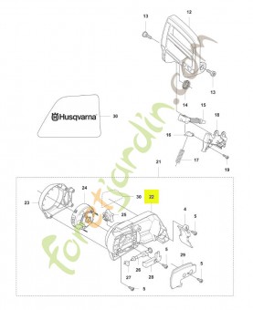 Carter d'embrayage Husqvarna réf. 578790601