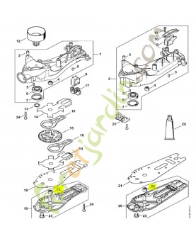 Douille à aiguilles 8x12x8 Stihl réf. 9513-003-0912