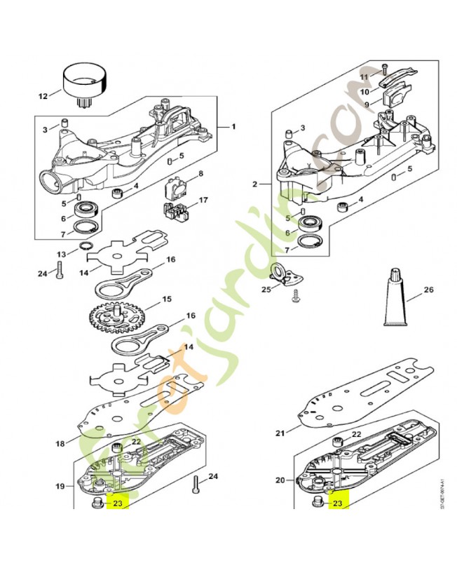 Bouchon fileté Stihl réf. 4226-641-6500