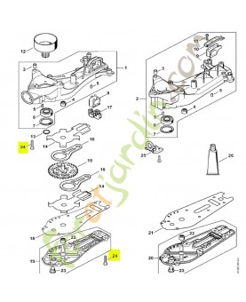 Vis cylindrique IS-D5x24 Stihl réf. 9075-478-4159