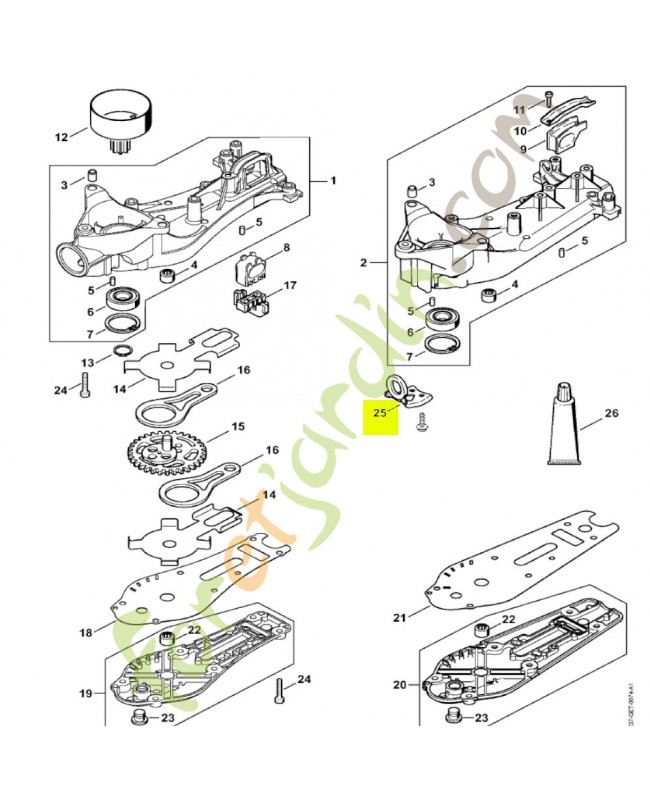 Butoir d'arrêt Stihl réf. 4237-790-9700